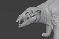 Annihilation Bear Creature 3D Printer Model