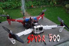 Spyda 500 Quadcopter 3D Printer Model