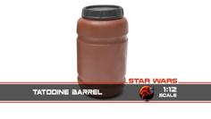 Star Wars Tantooine Barrel 3D Printer Model