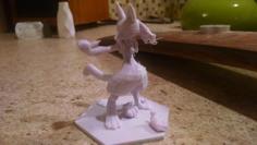 Lucario From Super Smash Bros With Base 3D Printer Model