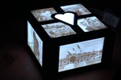 Heart Lithophane Lamp 3D Printer Model