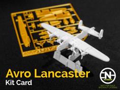 Avro Lancaster Kit Card 3D Printer Model