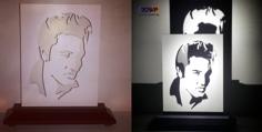 Elvis Silhouette 3D Printer Model