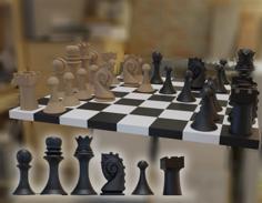 DUCHAMP Chess Set 3D Printer Model