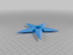 Shuriken 3D Printer Model