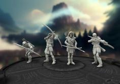 Heroscape: Skeleton Archers 2 3D Printer Model