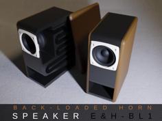 Back Horn Speaker BL1 – Bluetooth, Active, Passive 3D Printer Model