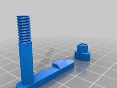 Airsoft M4-AR15 Magazine Catch/release 3D Printer Model