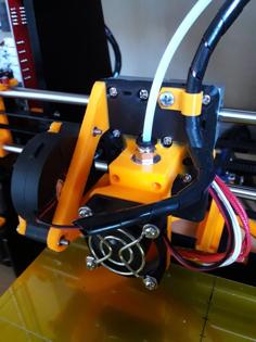 Improved Customizeable Anet A8 E3D V6 E3Dv6 Carriage With 40mm Fan Mount 3D Printer Model