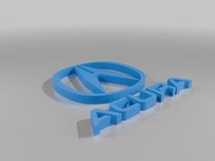 Acura Logo 3D Printer Model