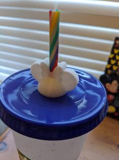 Disney Straw Topper 3D Printer Model