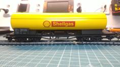 HO 1:87 Scale Tank Car SHELL 3D Printer Model