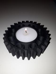 Candle Holder Gear 5 3D Printer Model