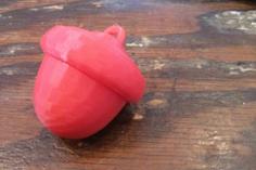 Acorn With Secret Compartment 3D Printer Model