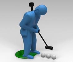 Tricky Table Golf (TT Golf) Starter Set 3D Printer Model