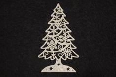 Christmas Tree With Snowflake Ornaments 3D Printer Model