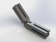 4040 Extrusion End Hinge 3D Printer Model