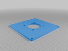 Dewalt DWP611 Palm Router To BT3000 Table Saw Mounting Plate 3D Printer Model