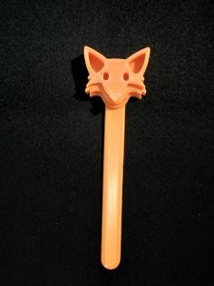 Emoji Fox Bookmark 3D Printer Model