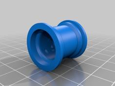 SCALED FORMULA 1 F1 REAR RIM AND WET TYRE 3D Printer Model