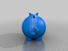 Piggy Bank 3D Printer Model