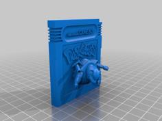 Pokemon Blue Cart 3D Printer Model