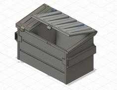 Dumpster Commander Deck Box 3D Printer Model