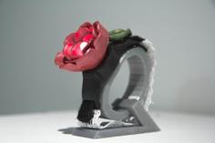 Modular LED Rose Bracelet 3D Printer Model