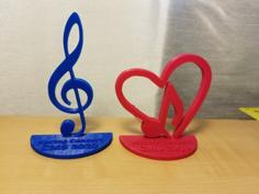 Musical Note 3D Printer Model