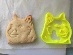 Doge Cookie Cutter 3D Printer Model