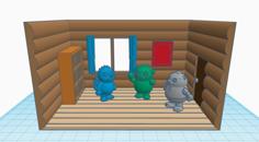 Mini Chibi Goji House Playset 3D Printer Model