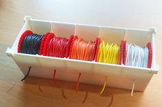 Wire Dispenser – Easy And Stackable – Organizer 3D Printer Model