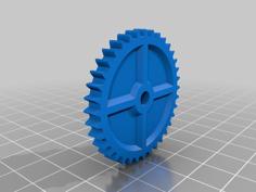 Pentair / A&A 6 Port Actuator T Valve Replacement Drive Gears 3D Printer Model