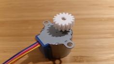 Gear For 28BYJ-48 Stepper Motor 3D Printer Model