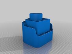 Rotating Tool Caddy (Lazy Susan On Bearings) 3D Printer Model