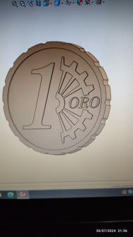 Moneda Oro 3D Printer Model