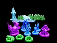 Pocket-Tactics: Wizzards Of The Crystal Forest 3D Printer Model