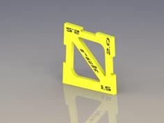 RC QUICK CAMBER GAUGE 3D Printer Model