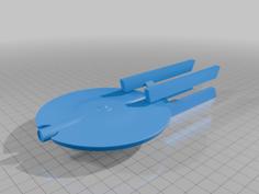 Gemini Class-Star Trek 3D Printer Model