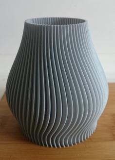 Ribbed Vase 3D Printer Model