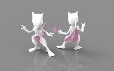 Mewtwo 3D Printer Model