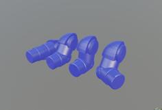 Arms For Space Warriors – Oldhammer Style – 8 Poses 3D Printer Model