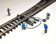 N Scale Lighted Yard Switch Machine 3D Printer Model