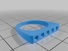 Diamonds Ring 3D Printer Model