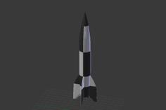 V-2 Rocket 3D Printer Model