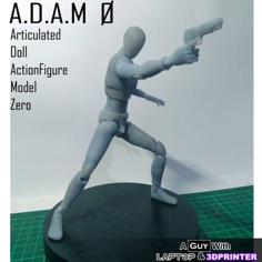 RESIN A.D.A.M 0 (ARTICULATED DOLL ACTIONFIGURE MODEL 0) ACTION FIGURE VER.03 3D Printer Model