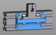 SK8 Linear Rail Shaft Adapter / Holder For 2040 Aluminium Profile 3D Printer Model