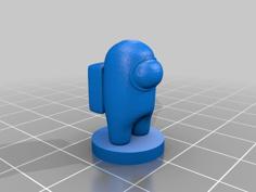 AMONG US – Chess Pieces With Base 3D Printer Model