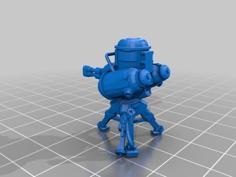 Fallout Machinegun Turret FWW 3D Printer Model