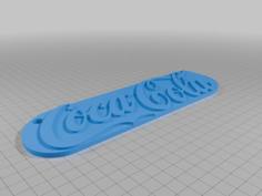 Coke Keyring 3D Printer Model